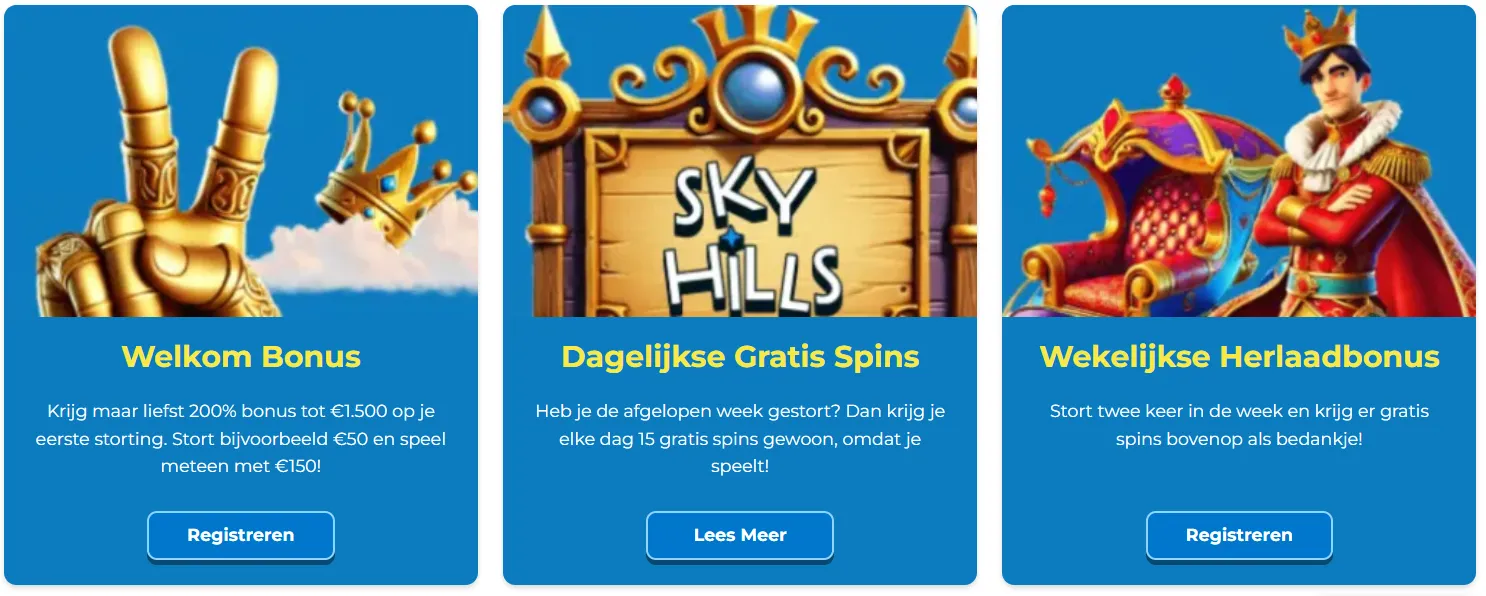 SkyHills Casino Nederland: complete gids voor online entertainment image 3